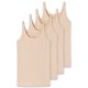 thumbnail image 1 of SCHIESSER Top con Tirantes para Mujer, Paquete de 4 - Single Jersey, Serie 95/5, uni Beige (Arena) M (Medium), 1 of 3