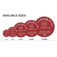 thumbnail image 3 of Printtoo Label Stickers for Small Business -100 RoundCustom Vinyl Waterproof Stickers -Personalized Labels for Handmade, Brand Stickers -Brick Red, 4x4 Inches, 3 of 6
