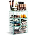 thumbnail image 3 of Sorbus Cosmetic Makeup and Jewelry Storage Case Tower Display Organizer - Spacious Design - Great for Bathroom, Dresser, Vanity and Countertop (Marble), 3 of 10