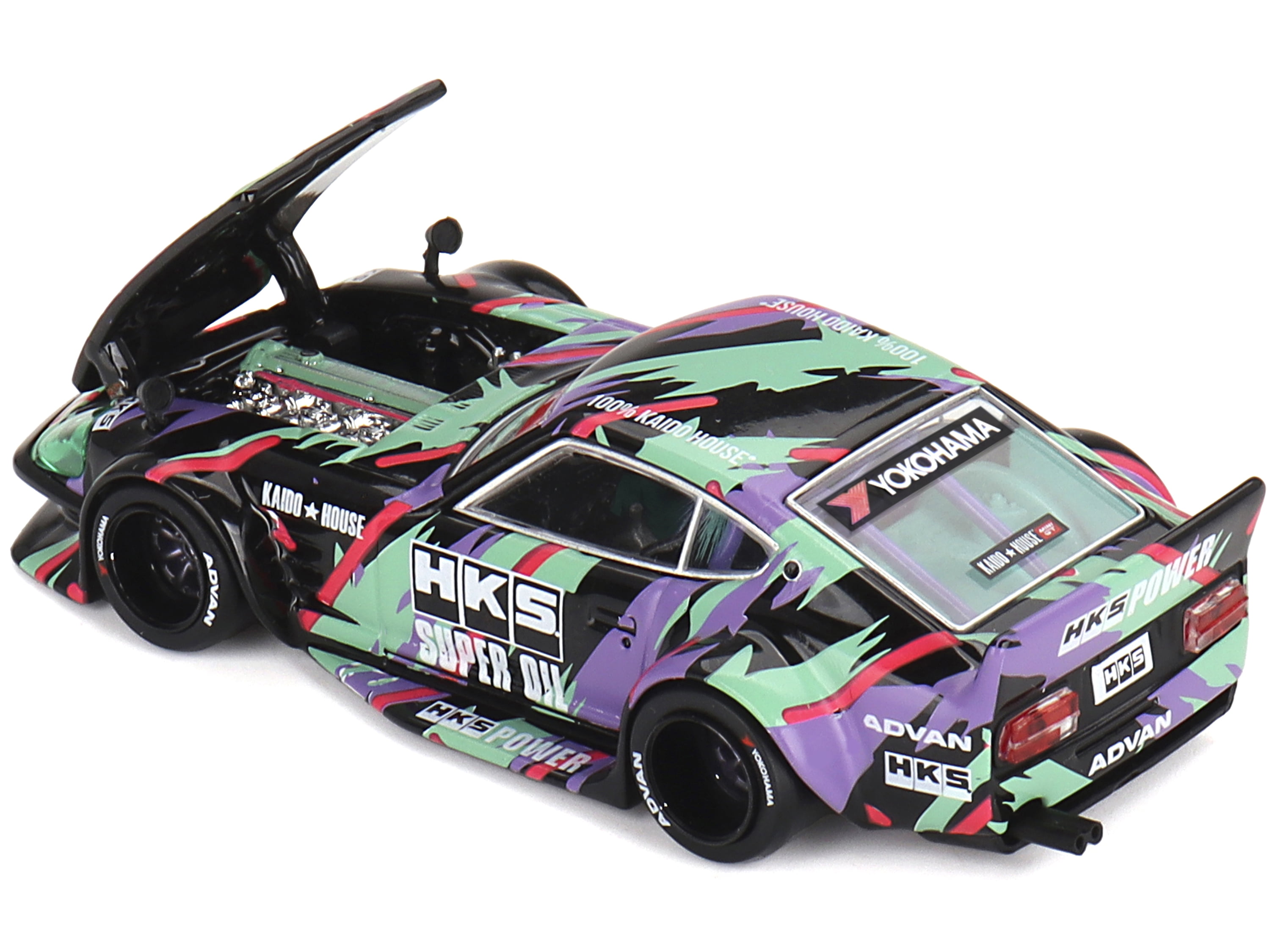 1/64 Diecast Model - Nissan Fairlady Z RHD 'HKS' Livery by Jun