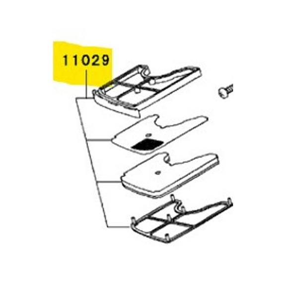Kawasaki OEM Factory Air Filter Right Side W650 2000 -2001 11029-1013