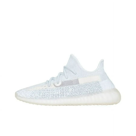 

350 V2 Full Star ice Blue Cloud White Reflective lightweight breathable shock-absorbing non-slip and wear-resistant low-top life casual shoes for men and women FW5317