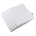thumbnail image 1 of Fundas de Almohada Thmyo Paquete de 4 Algodón 66x66 cm Blanco, 1 of 9