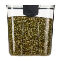 Yonrjhukm Sealed Jar Grain Storage Box, Vacuum Sealed Proof Storage Container for Kitchen, Airtight Food Preservation, Space-Saving Design, Easy to Clean, Versatile & Stylish