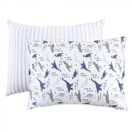 Touched by Nature Baby Boy Organic Cotton Toddler Pillowcase Dino One Size