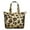 Gold And Brown-1, variant on Green and Purple Of Leopard Print Travel Tote Bags for Women Carry On,Large Weekender Bags for Women Travel,Multi Functional Duffle Bag for Work,Shopping,Sports