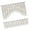 A, variant on 2 Pack Lace Sheer Curtains Half Privacy Window Scarf Elegant Light Filtering Polyester Home Decoration