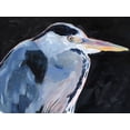 thumbnail image 2 of Parker, Jennifer Paxton 32x25 Black Ornate Wood Framed with Double Matting Museum Art Print Titled - Great Heron I, 2 of 4
