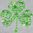thumbnail image 3 of CafePress - St Paddys Day Shamrock Long Sleeve T Shirt - Womens Baseball Tee, 3 of 4