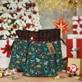 thumbnail image 6 of Rocae Christmas Dinosaur colorful Print Christmas Drawstring Linen Gift Bag with Drawstrings Treat Bag Goody Present Bags for Christmas Party Favor, 6 of 8