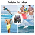 thumbnail image 6 of Uemuo Psychedelic Shark Artwork Pattern Mens Swim Trunks Quick Dry Board Shorts with Mesh Lining, Stretch Beach Shorts Quick Dry No-Chafing Board Shorts-, 6 of 9