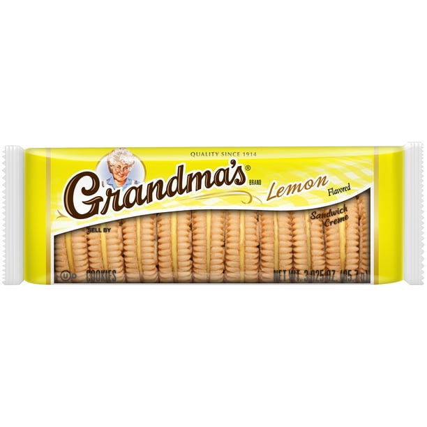 Grandma's Sandwich Creme Lemon Cookies 3.025 oz. Pack