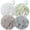 White, variant on Livhil Shower Loofah Sponge 4 Pack, Bath Sponge Shower Pouf for Men Women, Loofa Bath Scrunchie, Exfoliator Body Bath Scrubber(4pcs)