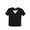Black1, variant on yillto Women's Crop Shirts V Neck Causal Short Sleeve Summer Tee Ladies Cute Loose Soft Tshirts
