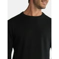 thumbnail image 4 of George Men's and Big Men's Cotton Blend Crewneck Sweater, Lightweight, Sizes XS-3XL, 4 of 5