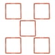 thumbnail image 3 of Agility Training Rings, 5 Pcs Agility Rings Quadrilateral Improves Acceleration PP Material For Basketball Football ANGGREK Otros Deportes, 3 of 8