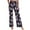 Black#01, variant on Axiiglly Pajama Pants for Women Floral Printed Elastic Waist Pajama Bottoms Casual Comfy Loose Cotton Sleepwear Plus Size Full Length Pants with Pockets