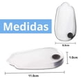 thumbnail image 4 of VERALY.MX Plantillas Ortopédica Silicon Pie Pronador Pierna Arqueada con Iman 2 piezas para talones  multicolor, 4 of 8