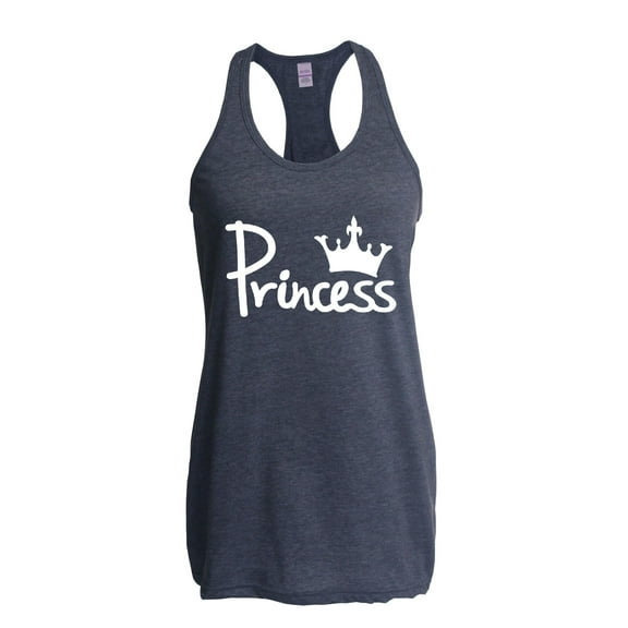 MmF - Women's Racerback Tank Top, up to Women Size 2XL - Princess Crown