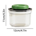thumbnail image 3 of Airtight Kitchen Food Storage Containers, Thickened Food-Grade Plastic, Transparent, Leak-Proof Lids, Dry Goods, Snacks, Grains, Multi-Size Jars, Red/Yellow/Green, 3 of 6