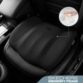 thumbnail image 2 of Skechers Memory Foam Car Seat Cushion, Comfortable Support for Long Drives, Universal Fit for Cars and SUVs Black, 2 of 9