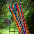 thumbnail image 3 of In the Breeze 4937 — Rainbow Ribbon Windsock, 40-Inch — Colorful, Vibrant Satin Ribbon Garden and Porch Decoration, 3 of 4
