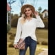 thumbnail image 4 of Camisas de Larga para Mujer, Cuello Redondo, Túnicas Informales Holgadas, Blusas Elegantes para el Trabajo, Ropa de Moda de Otoño 2025 L, 4 of 10