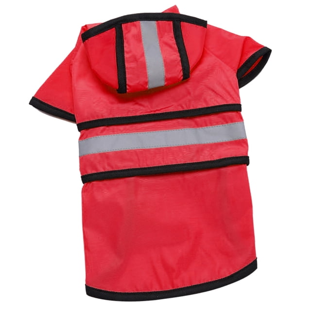 Impermeable para perros Sunnimix Chubasquero para perros Rojo reflectante