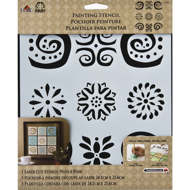 FolkArt Painting Stencils by Plaid
