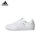 thumbnail image 3 of Zapatillas de skate Adidas Originals Samba para hombre y mujer, de piel, tendencia, informales, antideslizantes, con absorción de impactos, color blanco, azul y marrón, 3 of 5