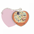 thumbnail image 1 of Bienvenido a Singapur hitos Bolsa de viaje Mirror maquillaje corazón rosa, 1 of 4