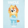 thumbnail image 2 of Bluey Men's Short Sleeve T-Shirt Uncle Rad Light Blue, 2 of 2