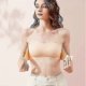 thumbnail image 2 of Women Lingerie Strapless Front Buckle Lift Bra, Wire-free Anti-slip Invisible Push Up Bandeau, 2 of 5
