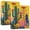 Cactus Garden, variant on D-shaped Binder with 3 Ring - PVC Waterproof 1.5 in Binder with Clear Pocket, Decorated with Peacocks ,1 pack