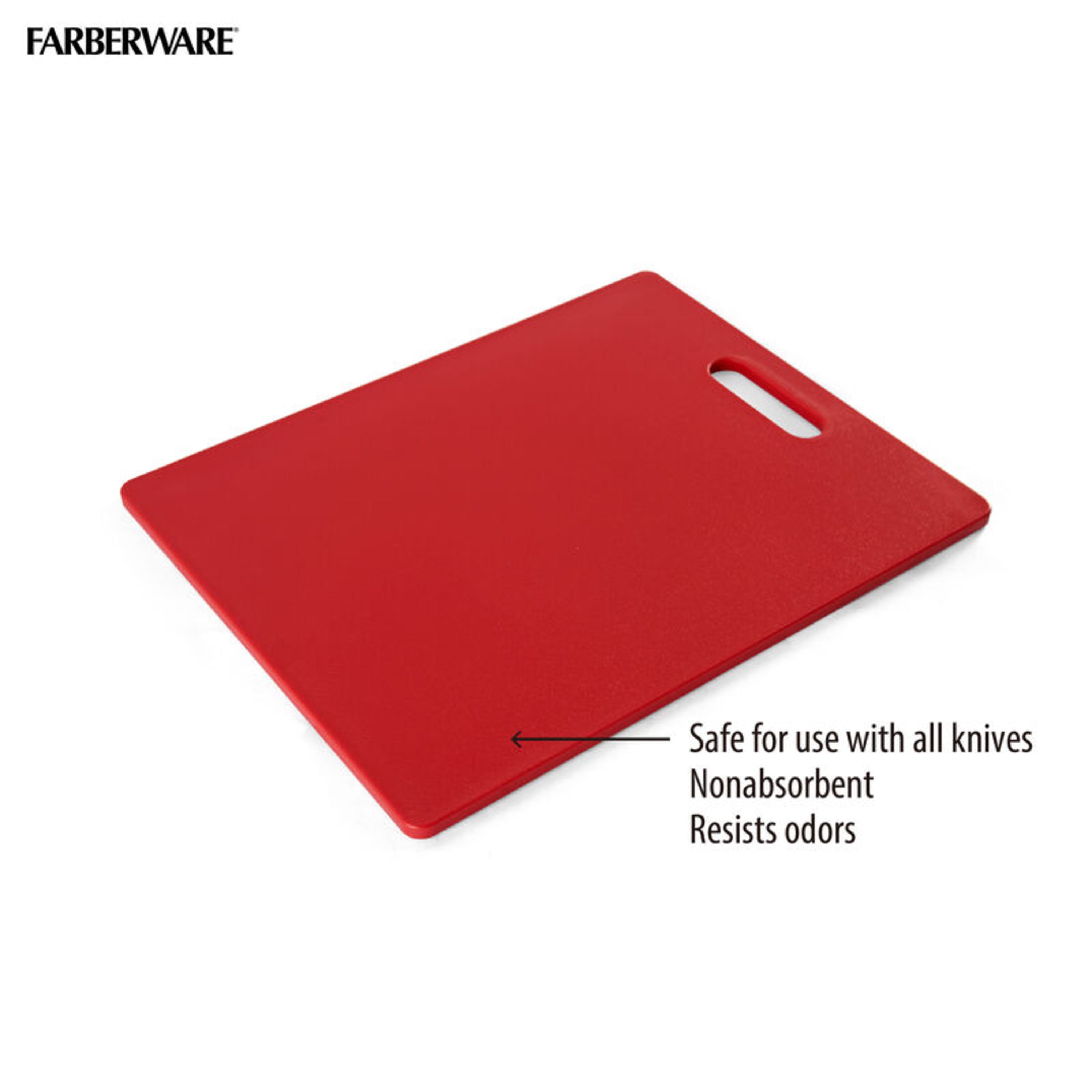Cutting Board Restaurantware Color: Red, Size: 18 W x 24 L