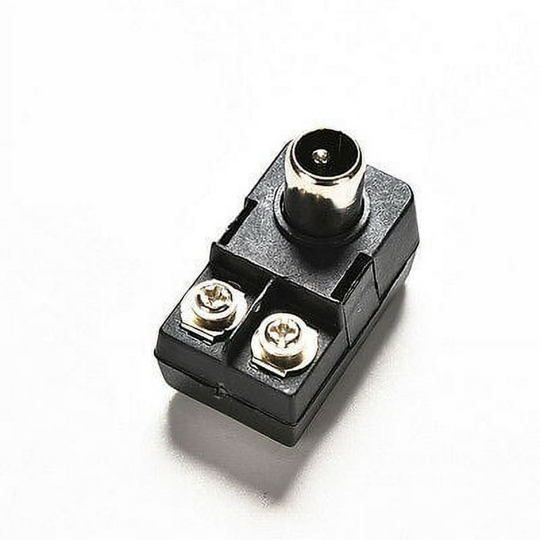 Comprar Balun 75 300Ohm Iec Tv Pal Adaptador macho Conector Antena  Transformador a juego