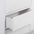thumbnail image 5 of Plank+Beam Solid Wood Scandinavian 6-Drawer Dresser, White, 5 of 10