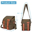 thumbnail image 2 of Bolsa de lentes CADeN Canvas Shoulder Camera Bag Messenger Bag para 1 cámara 1 lente Compatible con Nikon Canon Sony DSLR Cámara y lente sin espejo CADeN Bolsa de lentes, 2 of 7