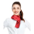 thumbnail image 3 of CBC Crown Women's Lightweight Music Notes Theme Silk Feeling 13" x 60" Fashion Novelty Scarf, 3 of 6