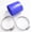 BLUE, variant on 2.5" 63mm Air Intake Intercooler Rubber Coupler With Clamps BLACK