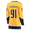 thumbnail image 3 of Women's Fanatics Steven Stamkos Gold Nashville Predators Home Premier Breakaway Player Jersey Breakaway Jersey, 3 of 3