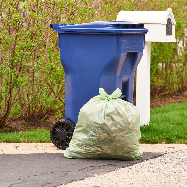 Hefty Compostables Lawn & Leaf Garbage Bags, 33 Gallon photo 3