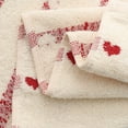 thumbnail image 5 of Couple Towel Pure Cotton Heart-Weave Face & Bath Towel, 29.5x13.8 in, Thick Quick-Dry Lint-Free, Ultra-Absorbent Valentine, Day Gift, White Gray Coffee, Soft & Durable for Home Spa, 5 of 6