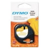 "DYMO LetraTag Fabric Iron-On Labels, 1/2"" x 6 1/2 ft, White"