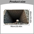 thumbnail image 2 of Clearance Halloween 3D Illusion Rug, Skeleton Optical Illusion Mat, 23.6 x 35.4 Inch Polyester Entryway Door Mat, Low Profile Spooky Floor Carpet for Dorm Bathroom Bedroom Party Decor, 2 of 8
