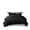 Black, variant on Gracie Mills Hanna Faux faux Down Alternative Comforter Set - GRACE-15011