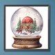 thumbnail image 2 of 5D bricolaje taladro redondo completo diamante pintura casa de Navidad bola de cristal decoración del hogar JShteea El nuevo, 2 of 9