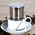 thumbnail image 2 of Trayknick 50/100ml Vietnam Style Stainless Steel Coffee Drip Filter Maker Pot Infuse Cup, 2 of 10