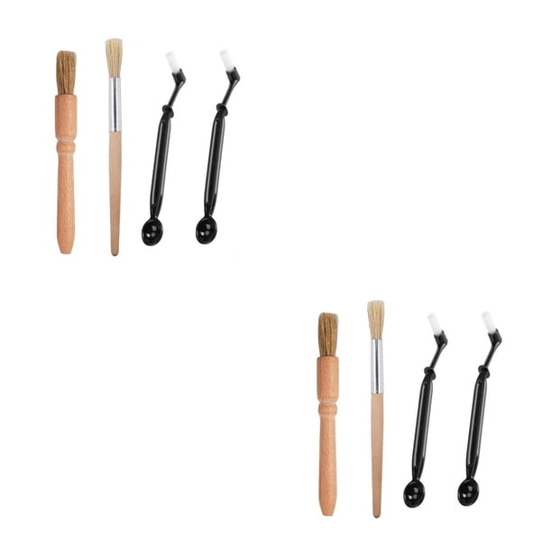 Kearding Máquina de café cepillo amoladora cepillos herramienta de limpieza Hotel tipo D 4 unids/set Tipo D 4 piezas/juego 2piezas Kearding CBP280949