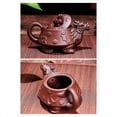 thumbnail image 4 of Tetera Tradicional China de Arcilla Roja, Teteras, Juego de Té Puer y Café, Tetera Yixing, Tetera de Arcilla, de Té Marrón., 4 of 5